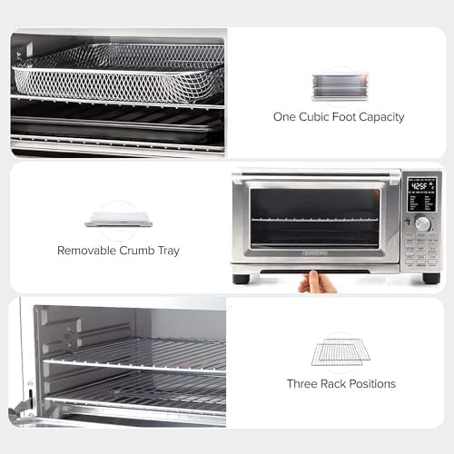 Nuwave Bravo 30 QT Smart Air Fryer Toaster Oven, 2026 New Convection System