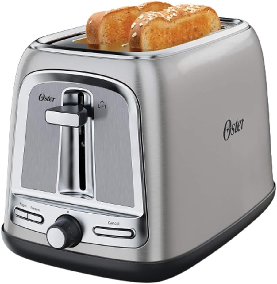 Oster® 2-Slice Toaster with Advanced Toast Technology Candy Apple Red