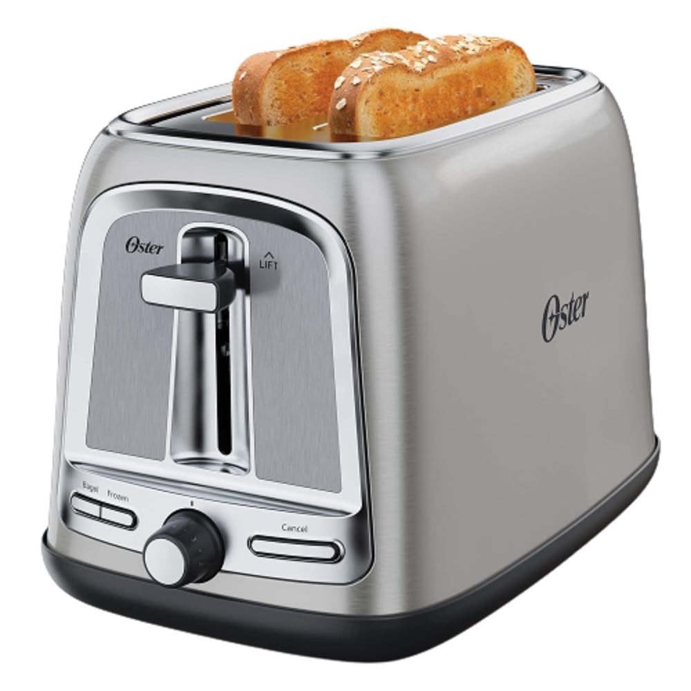 Oster® 2-Slice Toaster with Advanced Toast Technology Candy Apple Red