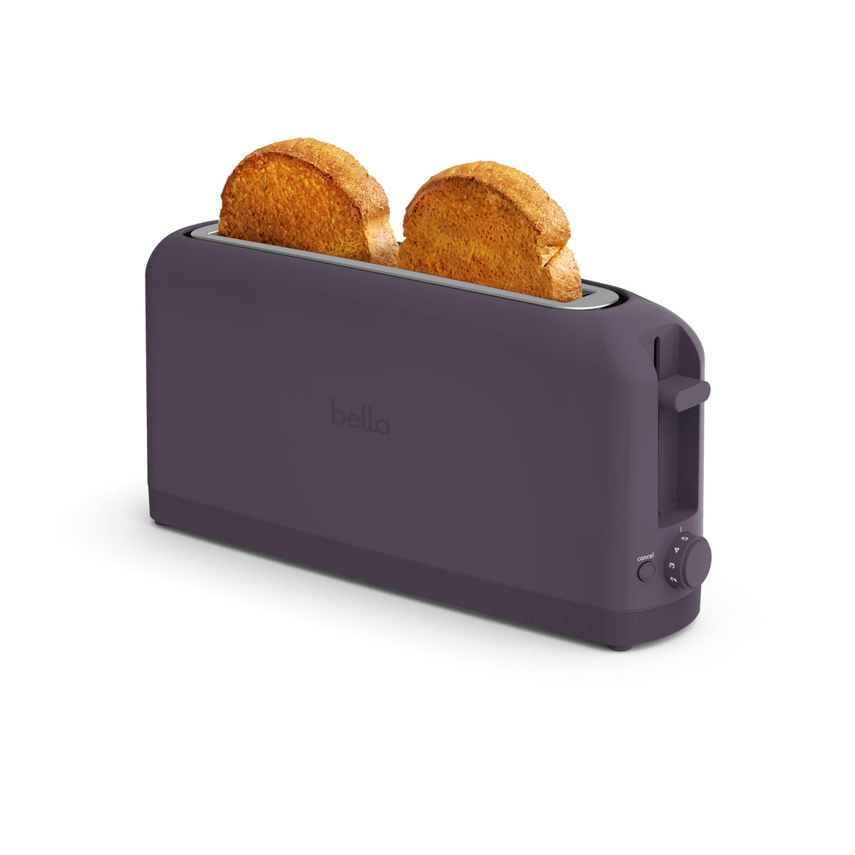 bella Fits-Anywhere™ 2-Slice Slim Toaster, Long Slot & Extra Wide, Oatmilk