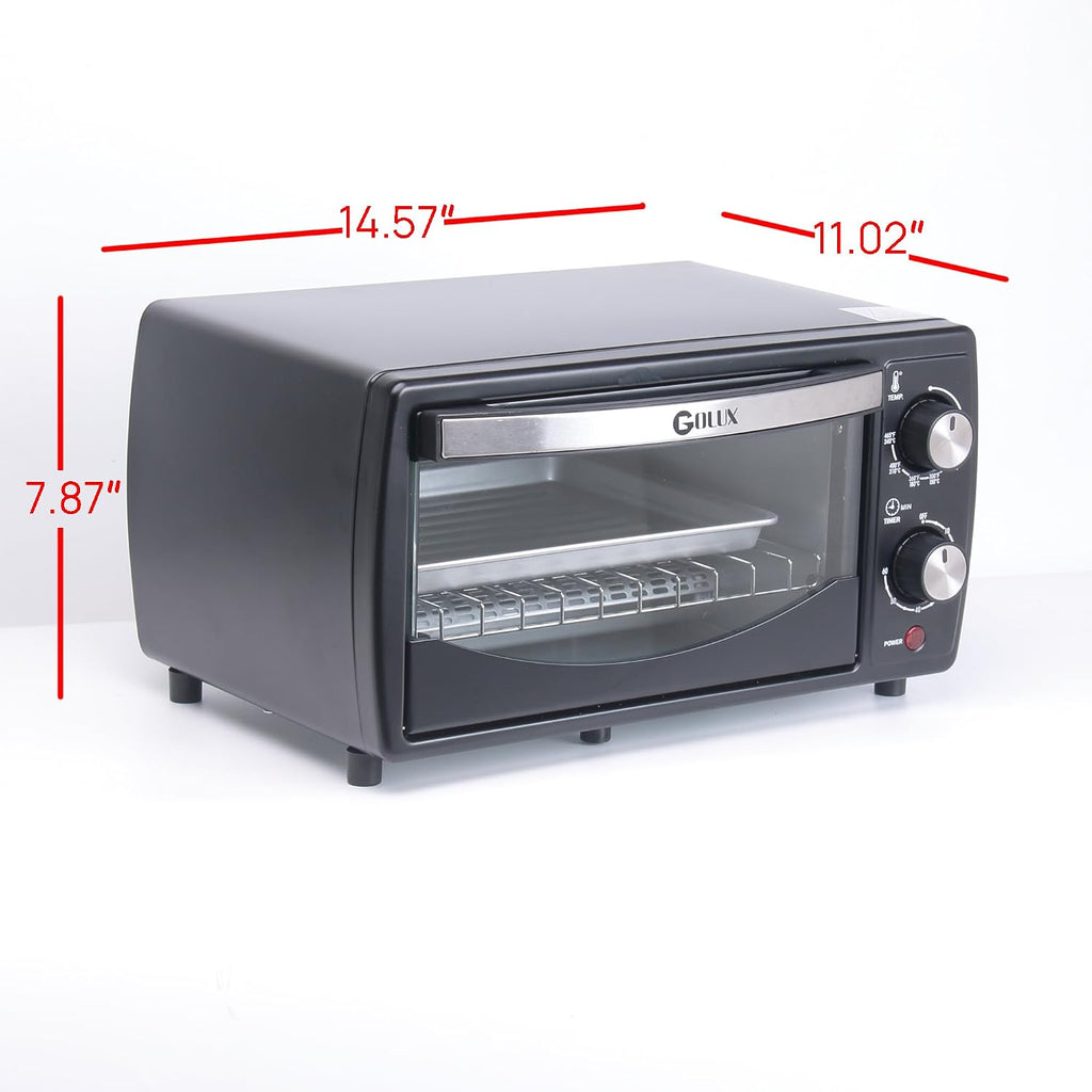 9.6L 4 Slices Countertop Toaster Oven 9.6L 4 Slices Compact Size