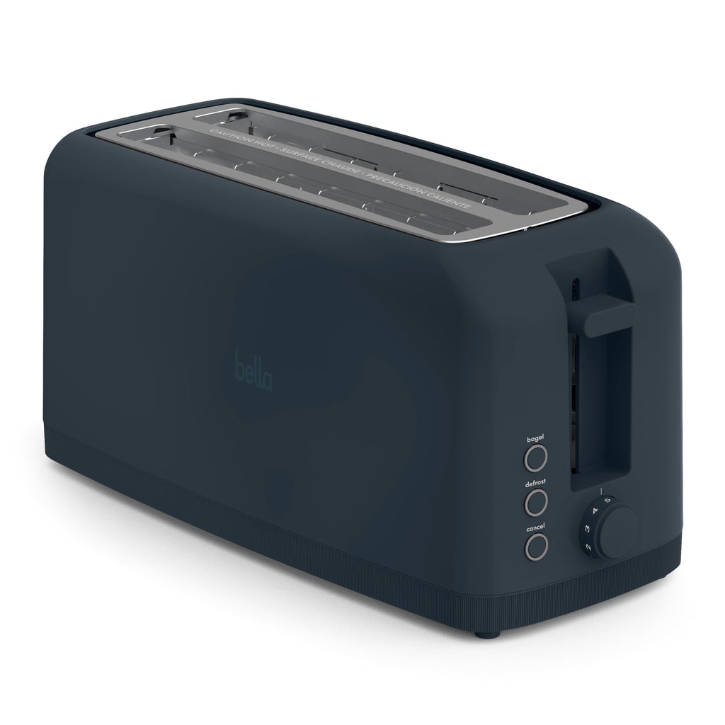 bella Fits-Anywhere™ 2-Slice Slim Toaster, Long Slot & Extra Wide, Oatmilk