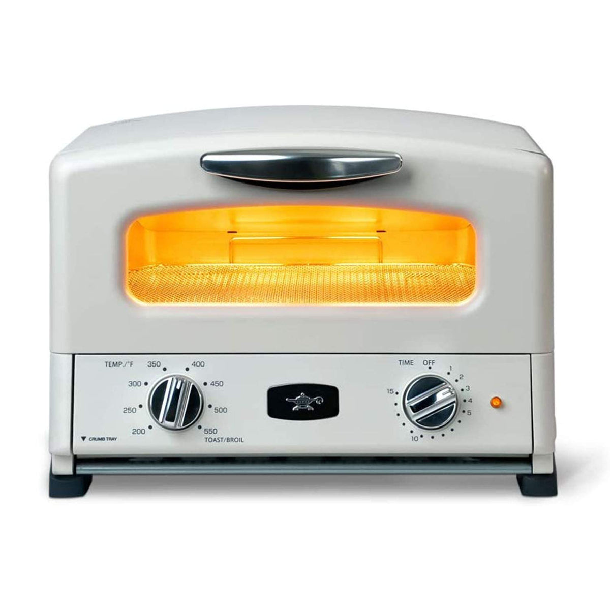 HeatMate Countertop Toaster Oven, Compact Kitchen Appliance with Graphite Heating Technology, Black