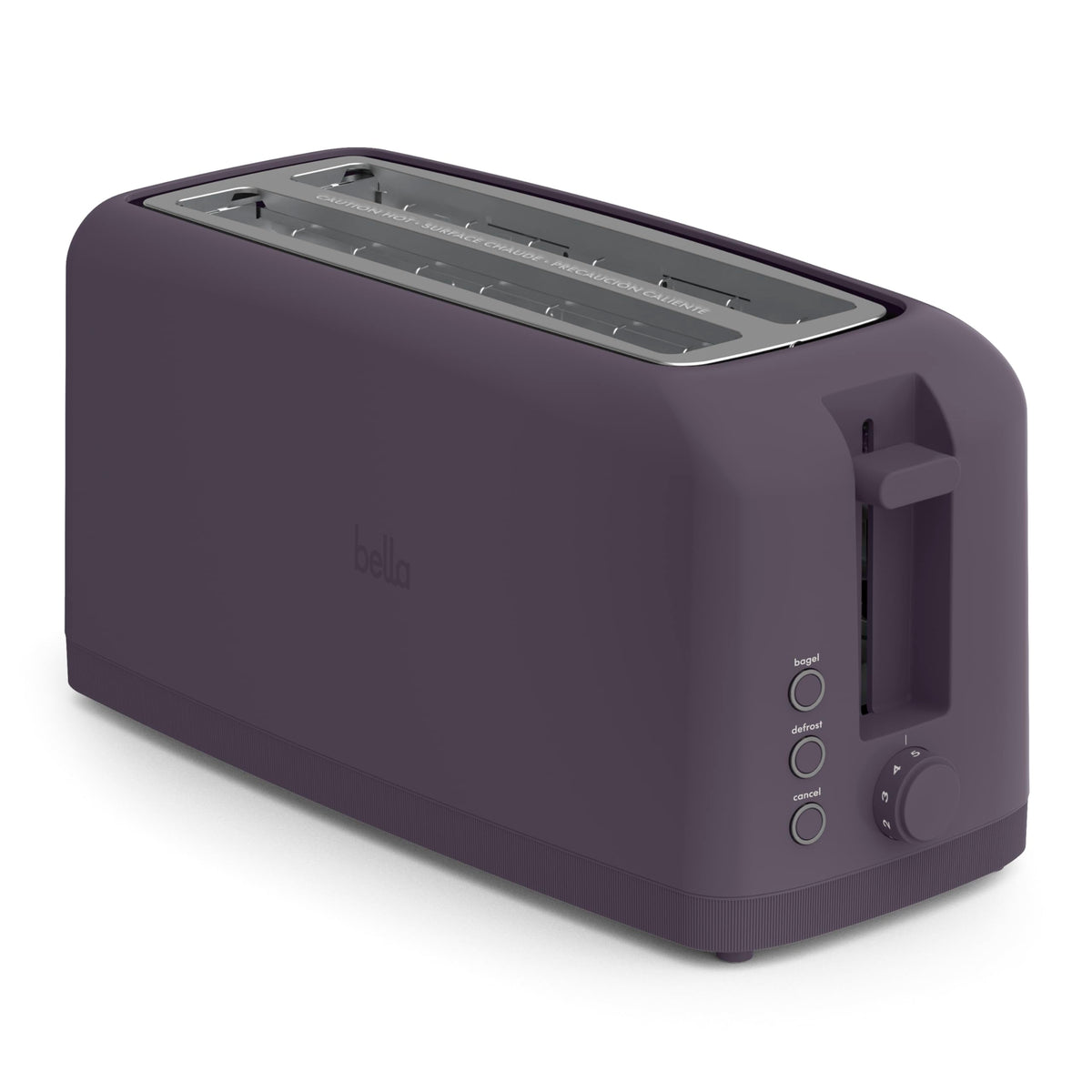bella Fits-Anywhere™ 2-Slice Slim Toaster, Long Slot & Extra Wide, Oatmilk