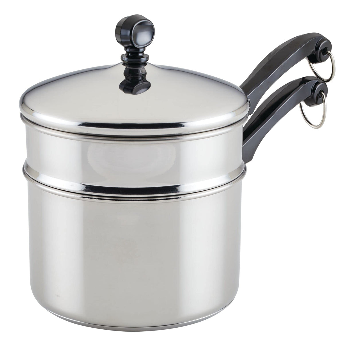 Farberware Classic Series Stainless Steel Pots and Pans Set, 15-Piece