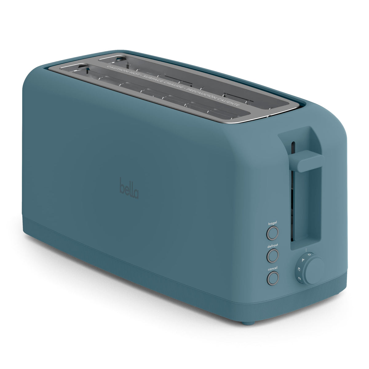bella Fits-Anywhere™ 2-Slice Slim Toaster, Long Slot & Extra Wide, Oatmilk