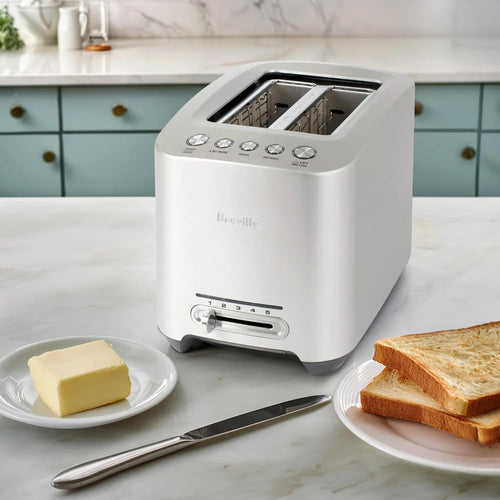 Breville BTA820XL Die-Cast Smart Toaster, 2 Slice, Brushed Stainless Steel