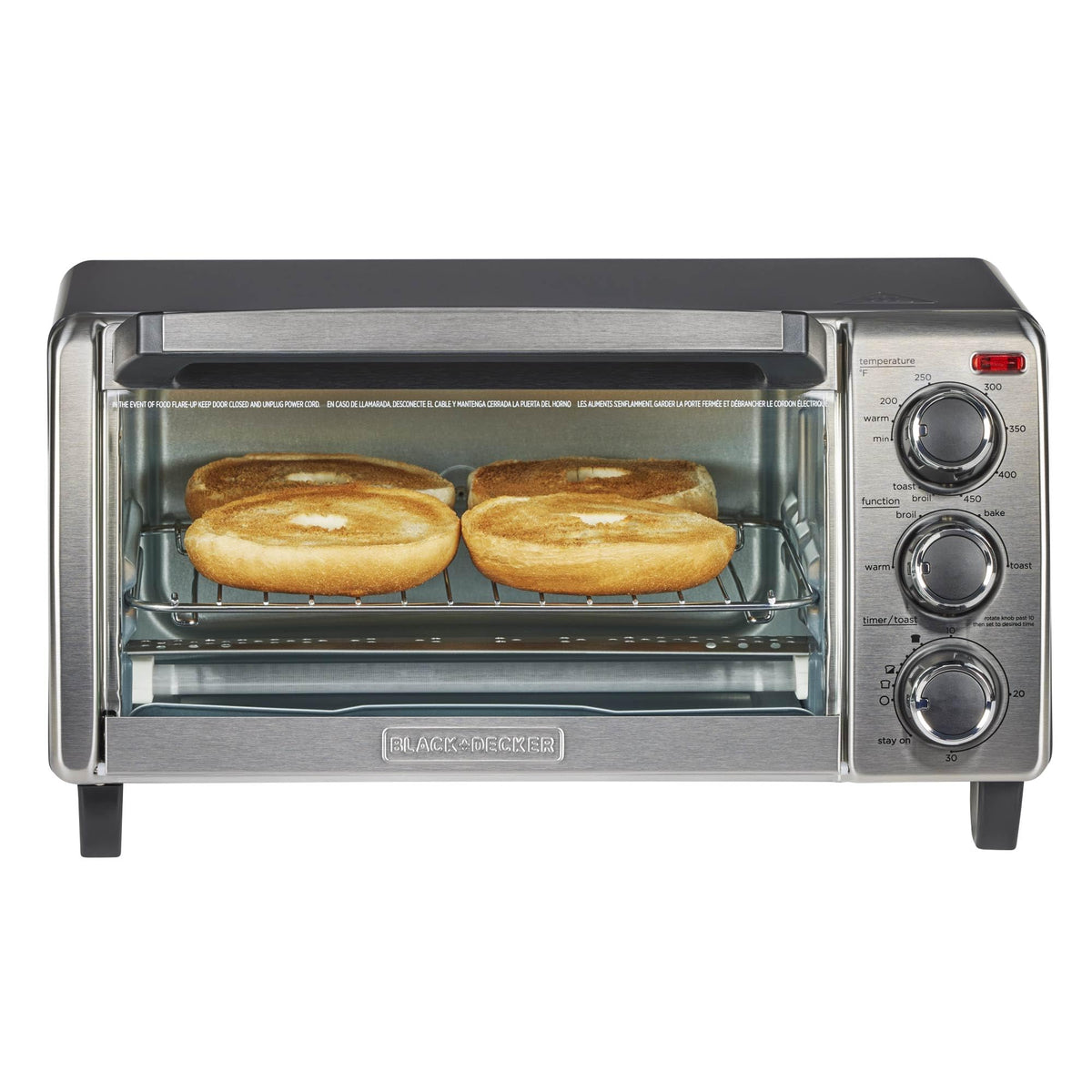 BLACK+DECKER Crisp 'N Bake Pro 6-Slice Digital Air Fry Oven