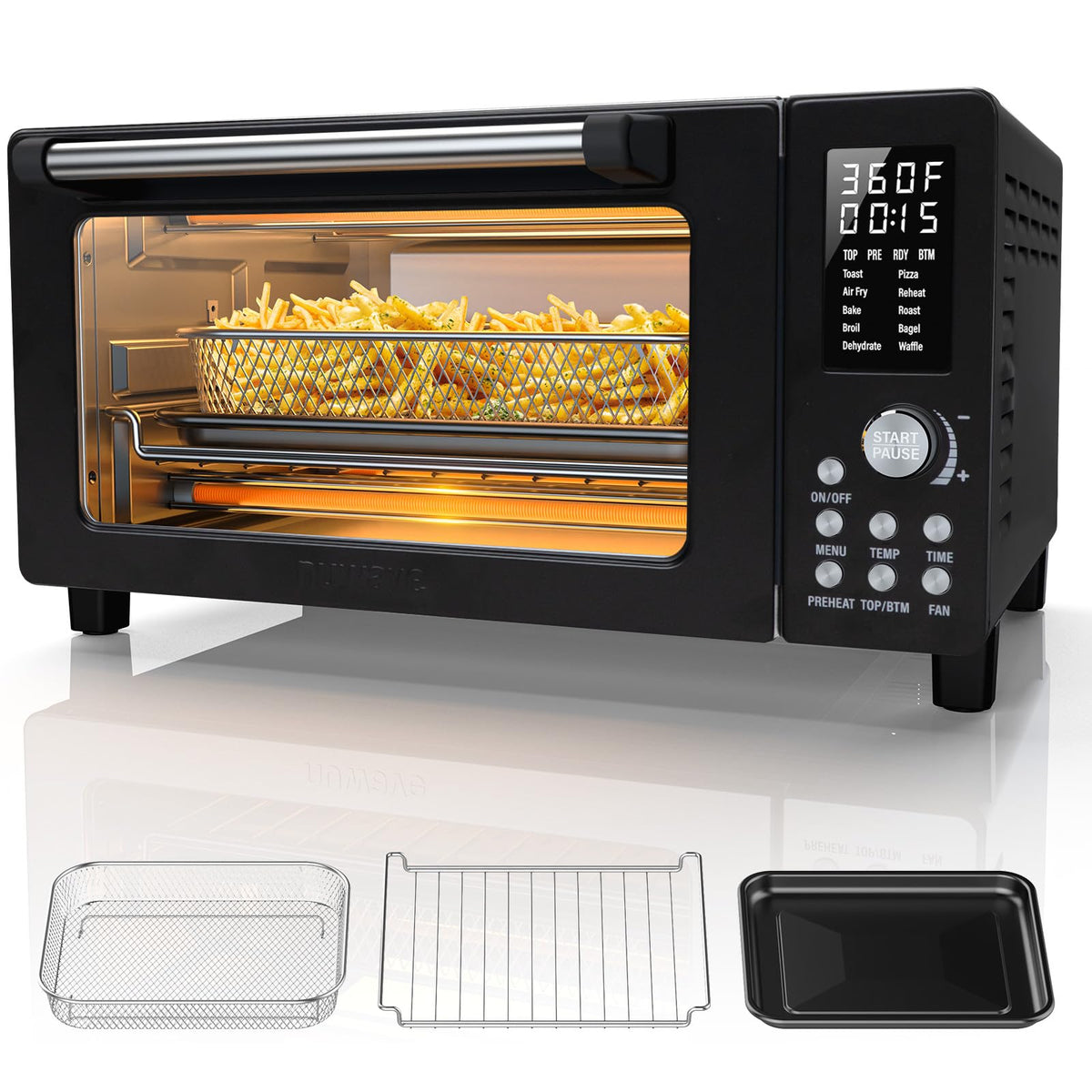 Nuwave Bravo Pro Convection Air Fryer Toaster Oven Combo