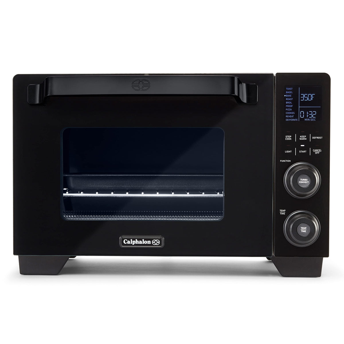 Calphalon Air Fryer Oven, 11-in-1 Toaster Oven Air Fryer Combo, Cool Touch Exterior, 26.4 QT/25 L, Fits 12" Pizza, Stainless Steel