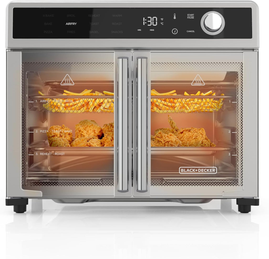 BLACK+DECKER 12-in-1 Crisp 'N Bake Air Fryer Toaster Oven