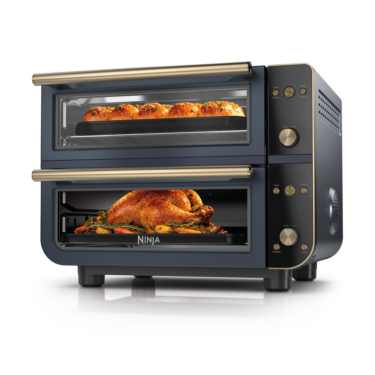 Ninja Double Oven Pro Smart XL, 30.2 Qt, 12-in-1, Stainless Steel, DCT801
