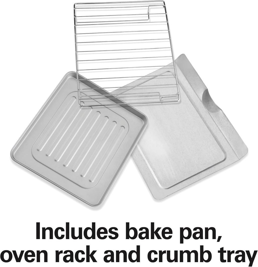 Hamilton Beach Easy Reach 4 Slice Countertop Toaster Oven