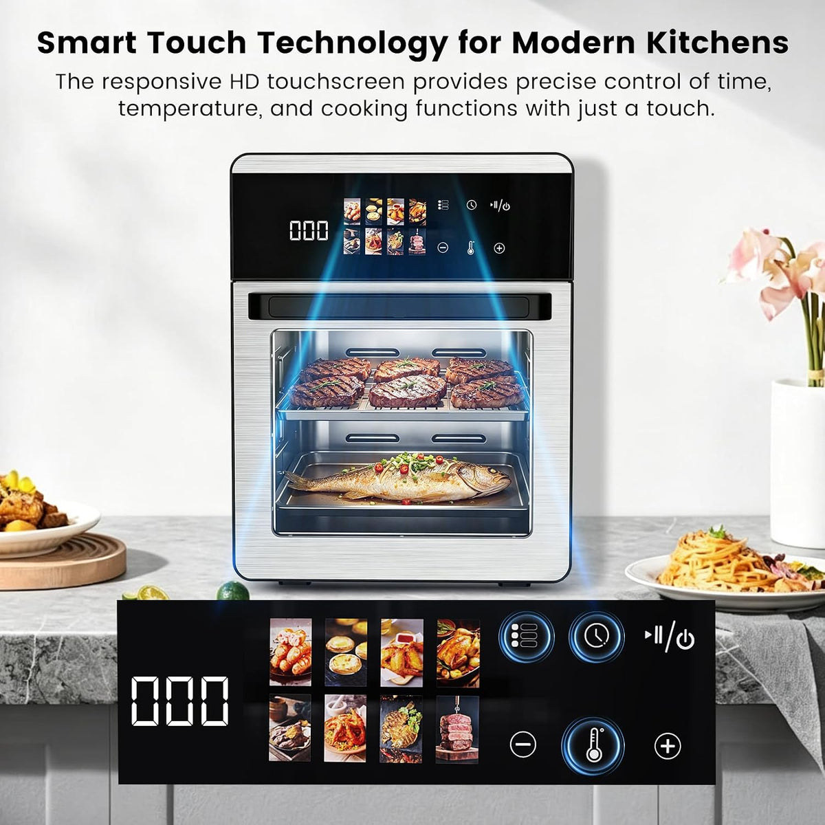 Pro Air Fryer Toaster Oven,16-in-1 Multifunction Countertop Oven