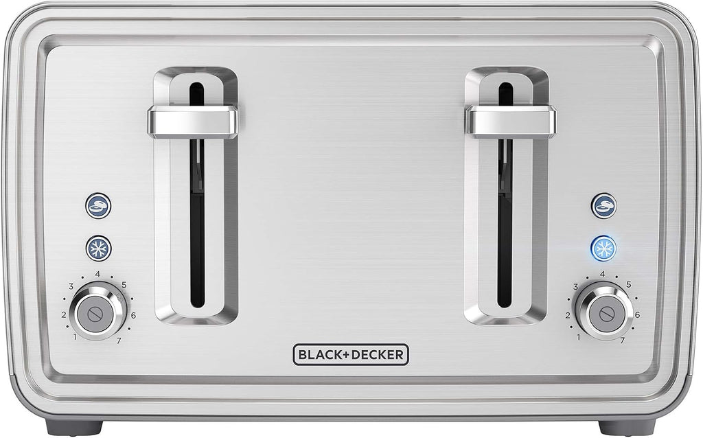 BLACK+DECKER 4-Slice Toaster with Dual Shade Controls