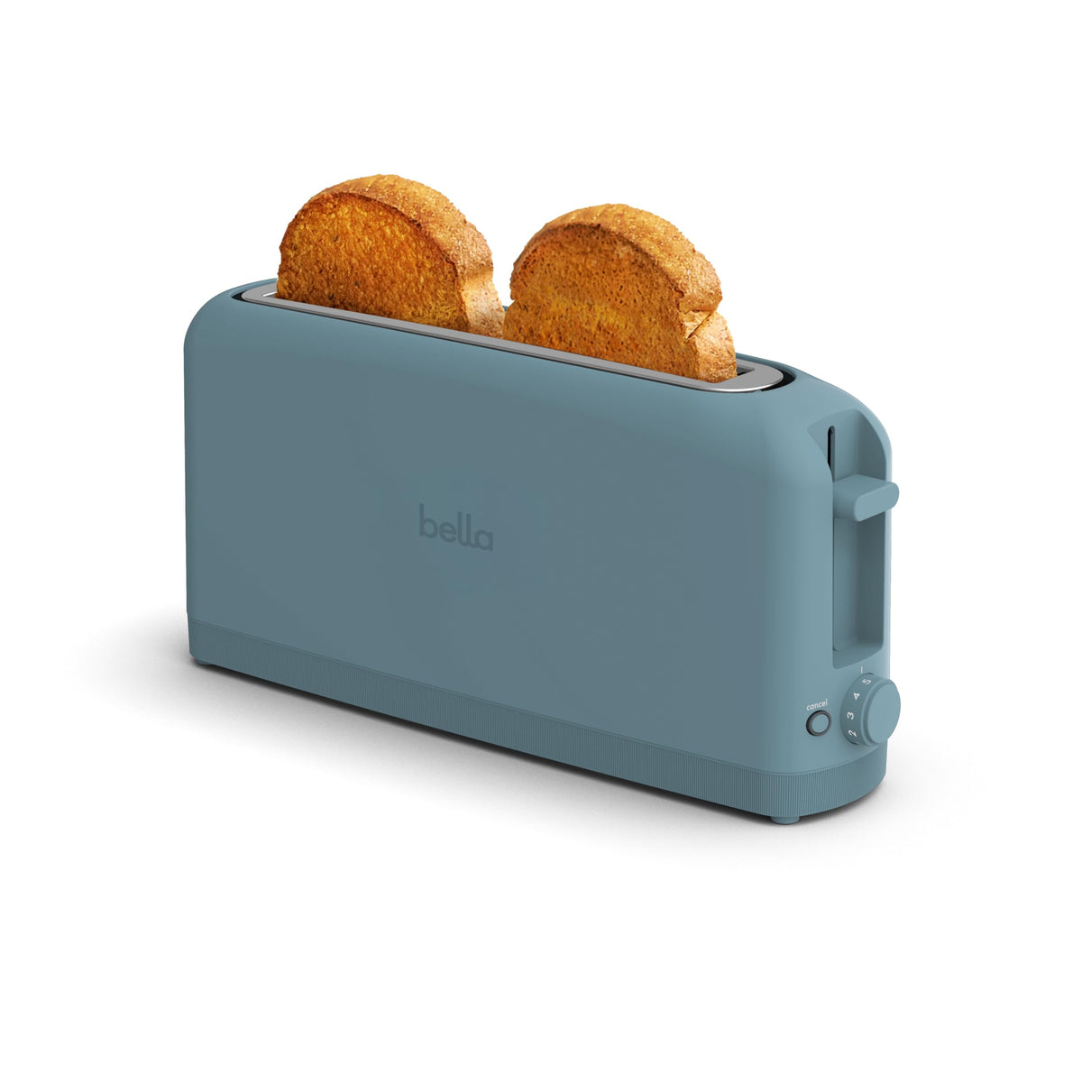 bella Fits-Anywhere™ 2-Slice Slim Toaster, Long Slot & Extra Wide, Oatmilk