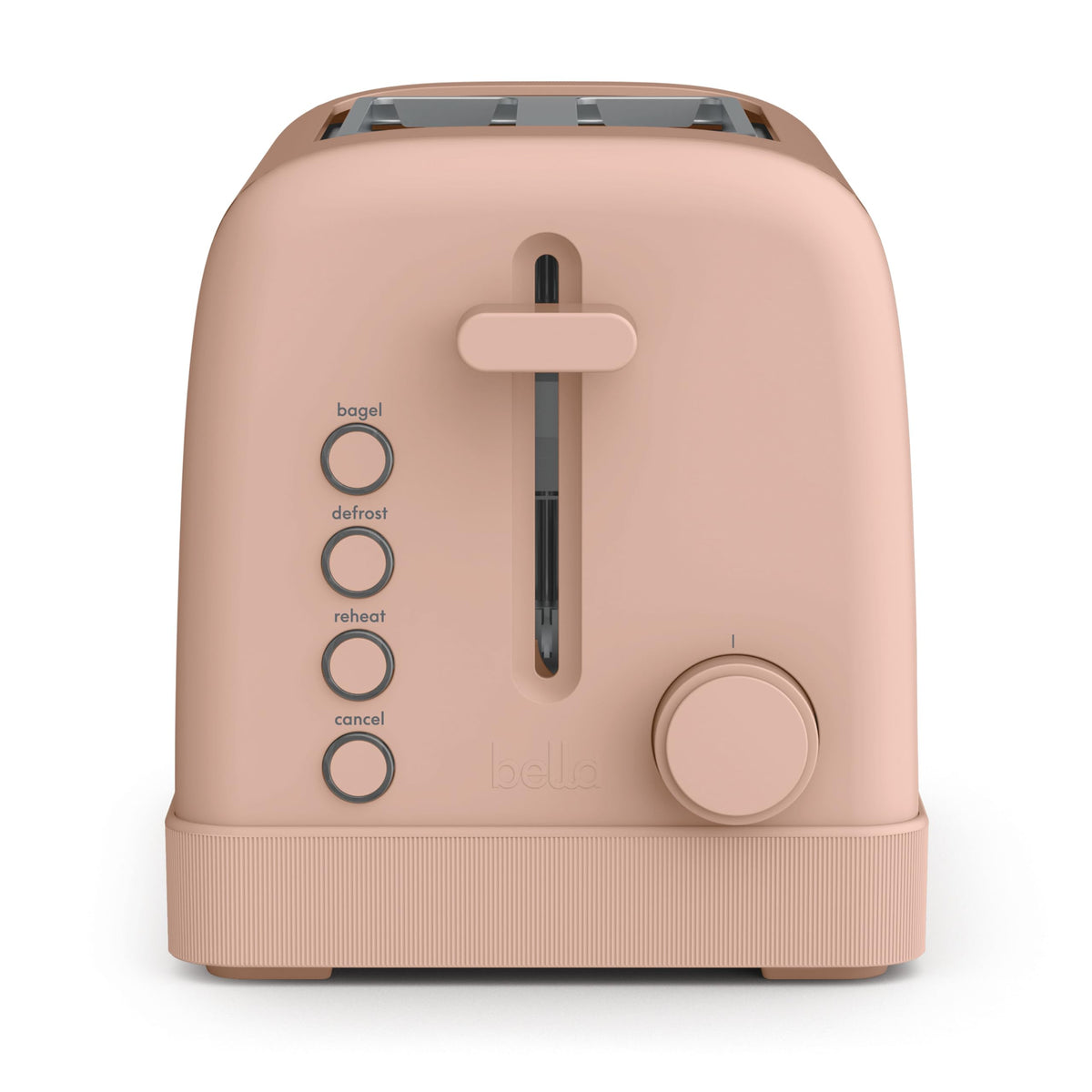 bella 2-Slice Toaster with Extra Wide Slots and 6-Shade Control, Oatmilk