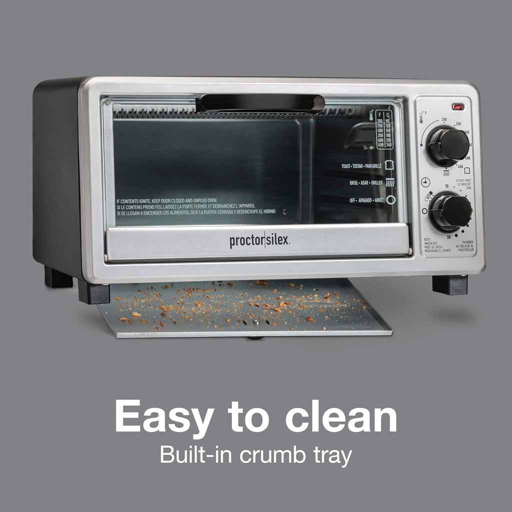 Proctor Silex 4 Slice Countertop Toaster Oven