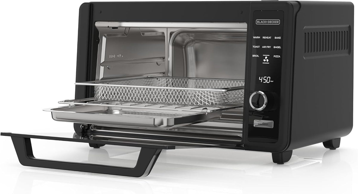 BLACK+DECKER Crisp 'N Bake™ 6-Slice Digital Air Fry Toaster Oven