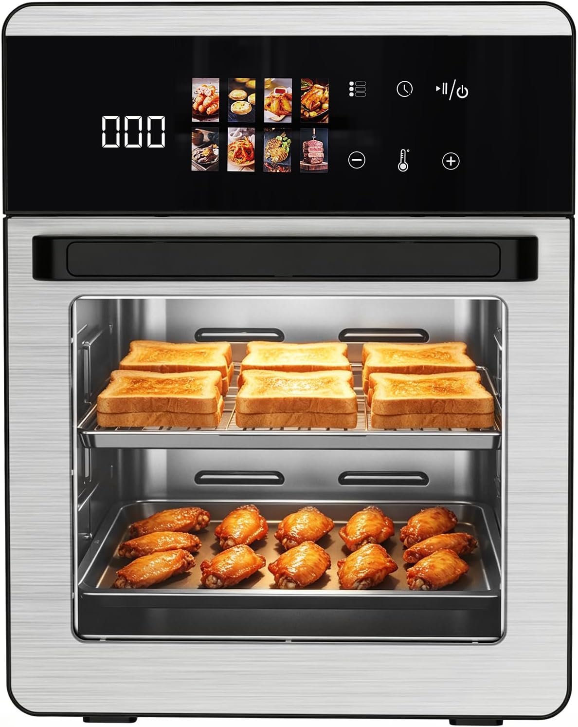 Pro Air Fryer Toaster Oven,16-in-1 Multifunction Countertop Oven