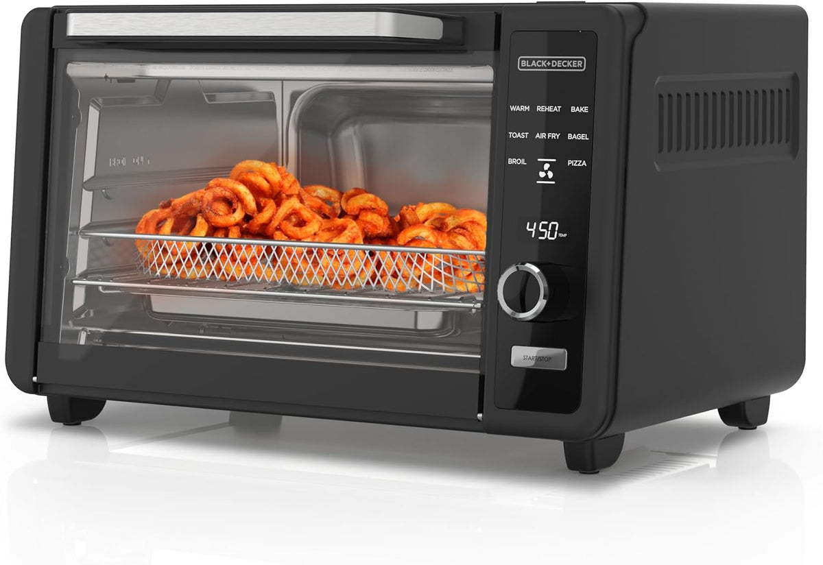 BLACK+DECKER Crisp 'N Bake™ 6-Slice Digital Air Fry Toaster Oven