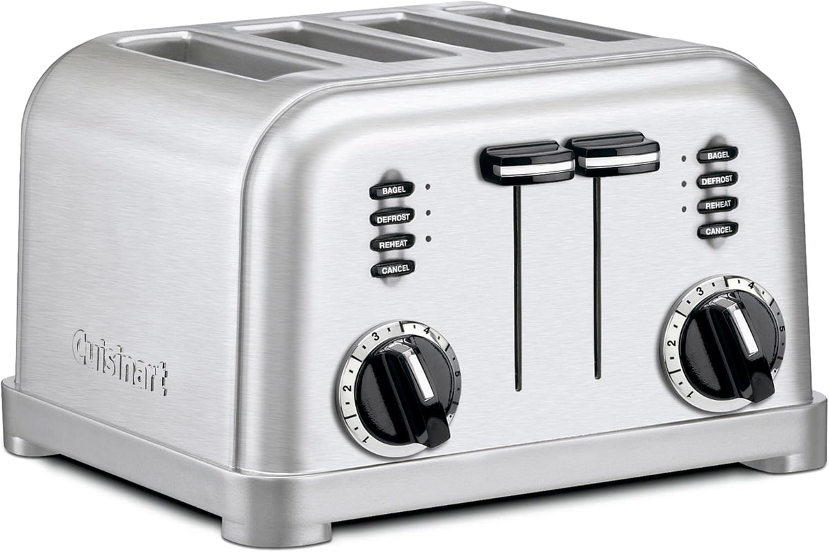 Cuisinart Toaster, Extra-Wide Slots, Stainless Steel, 4-Slice