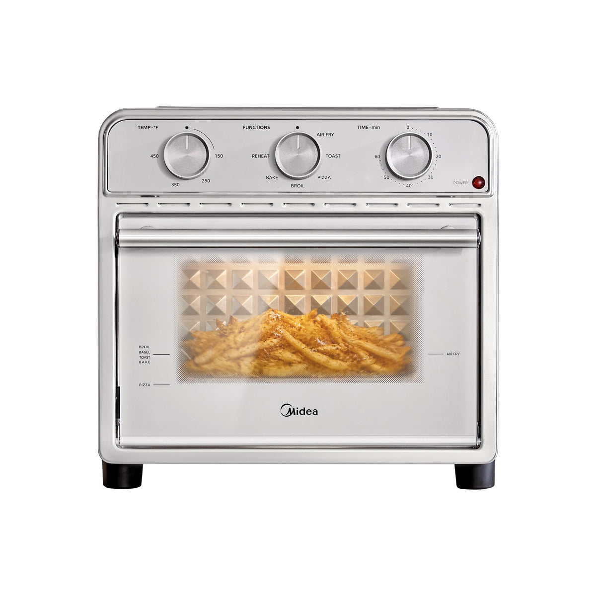 Midea Neo Air Fryer Toaster Oven Combo, 12.7 Quarts, Stainless Steel