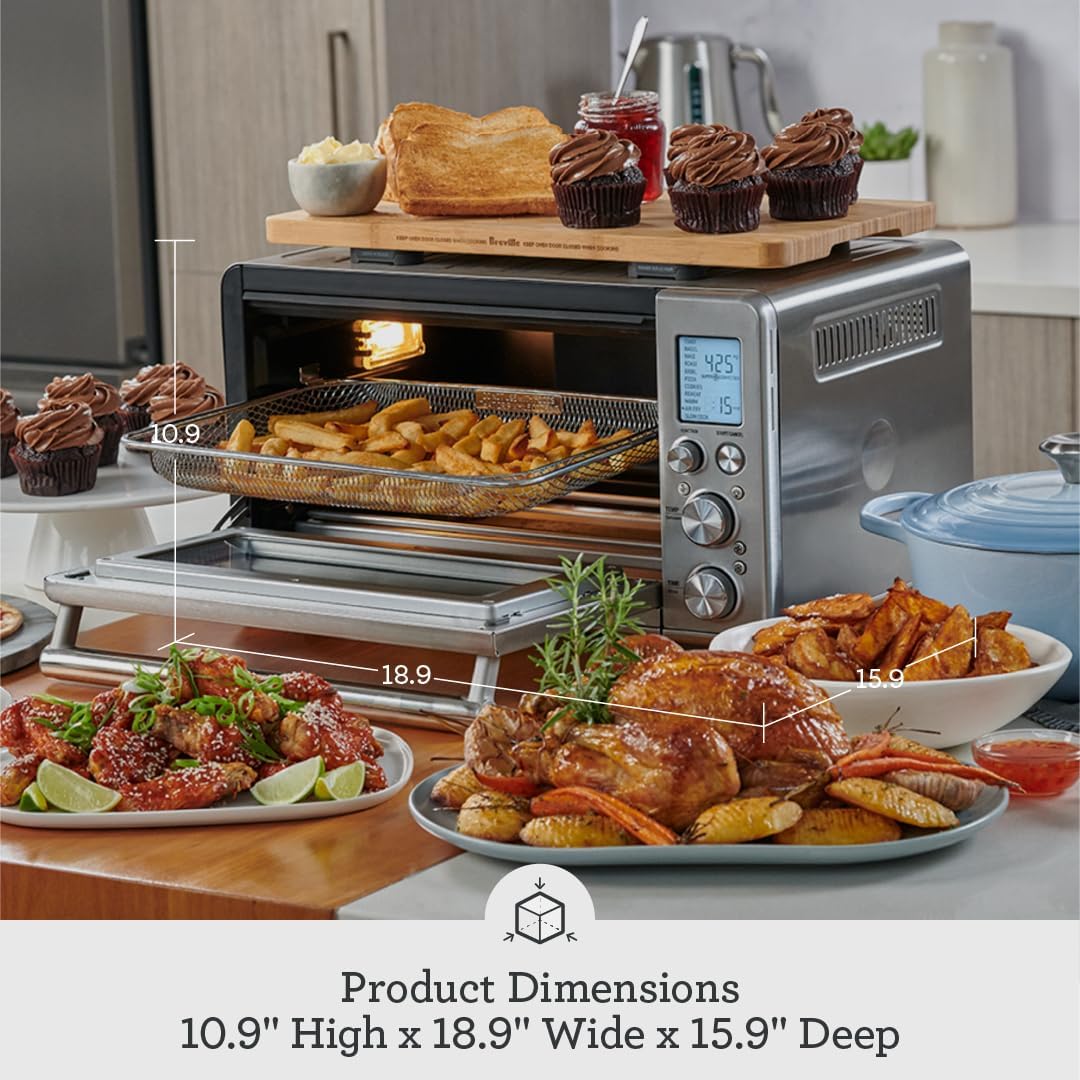 Breville BOV860BSS Smart Oven Air Fryer, Brushed Stainless Steel