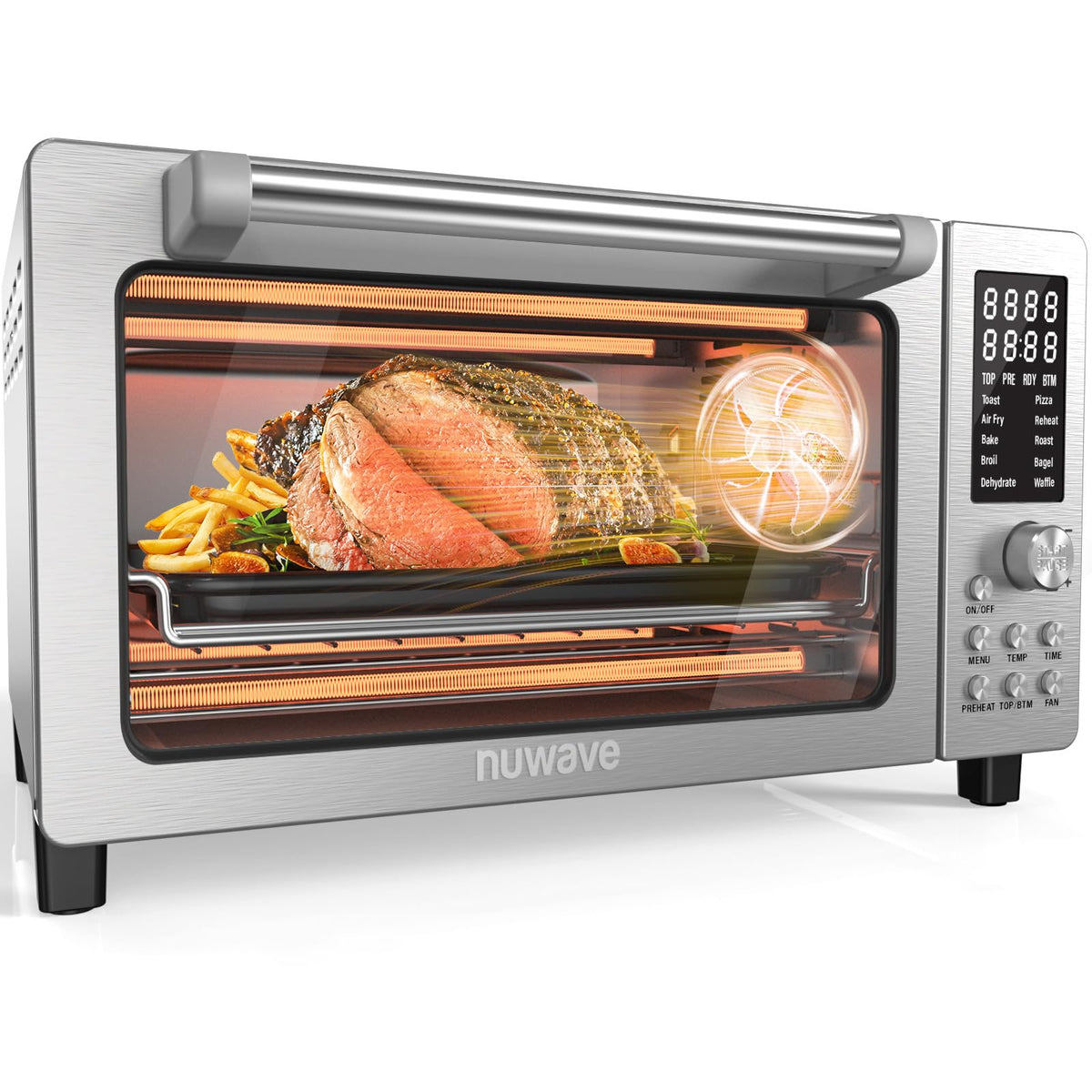 Nuwave Bravo Pro Smart Air Fryer Toaster Oven Countertop Combo