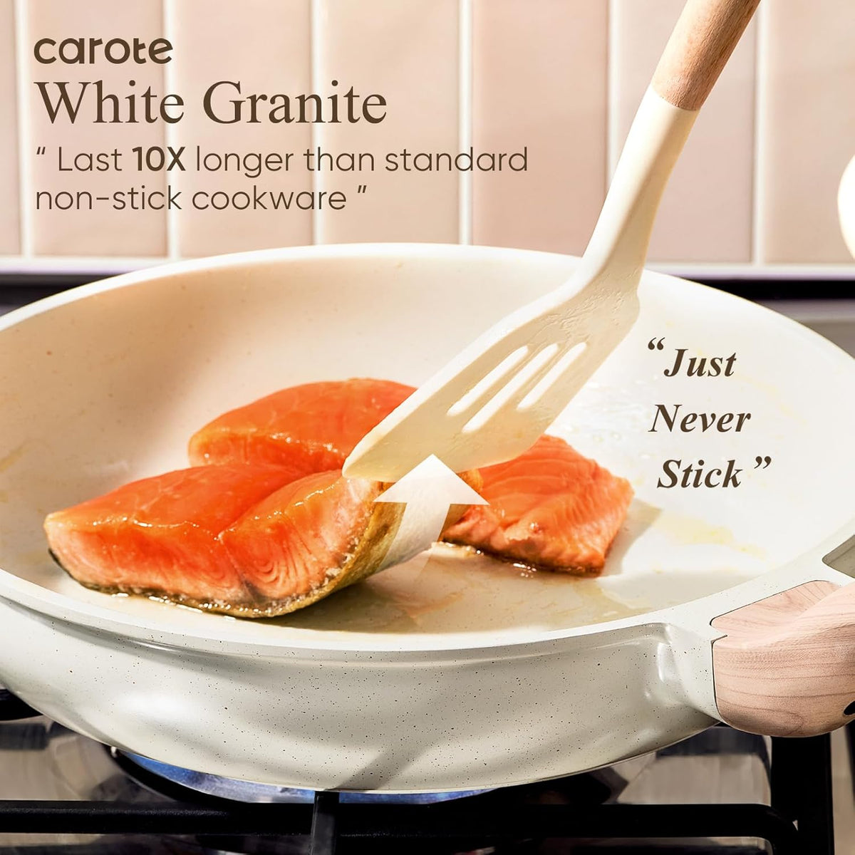 CAROTE Pots and Pans Set, Nonstick Cookware Sets, 20pcs