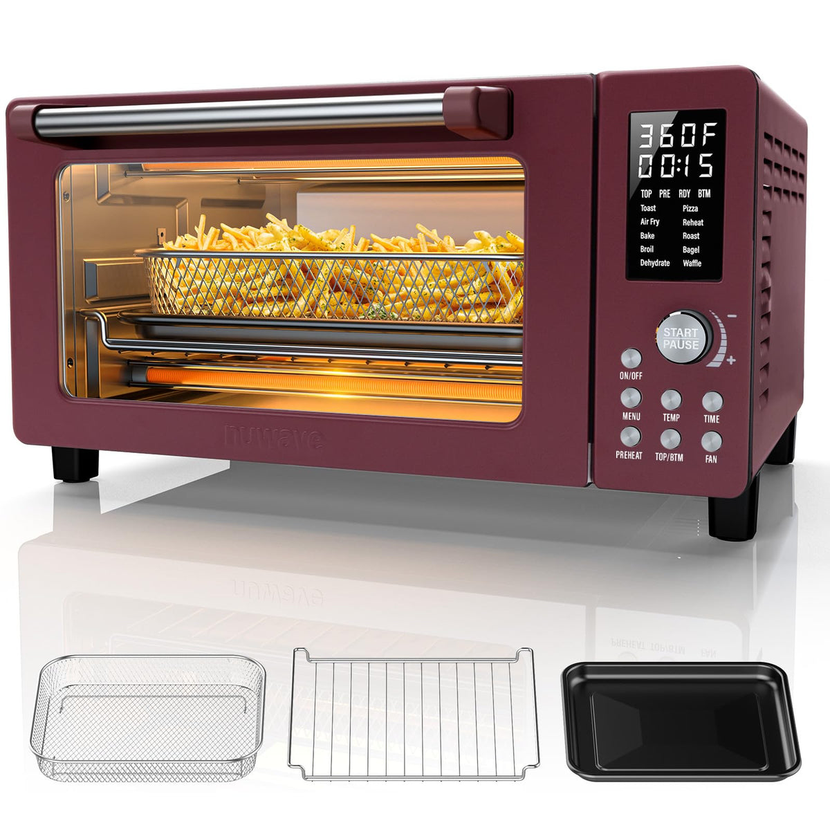 Nuwave Bravo Pro Convection Air Fryer Toaster Oven Combo