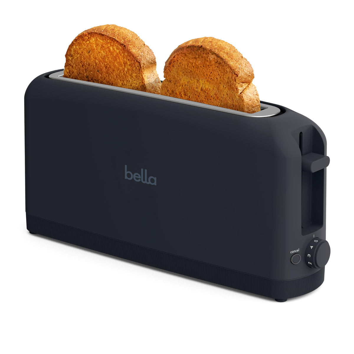 bella Fits-Anywhere™ 2-Slice Slim Toaster, Long Slot & Extra Wide, Oatmilk