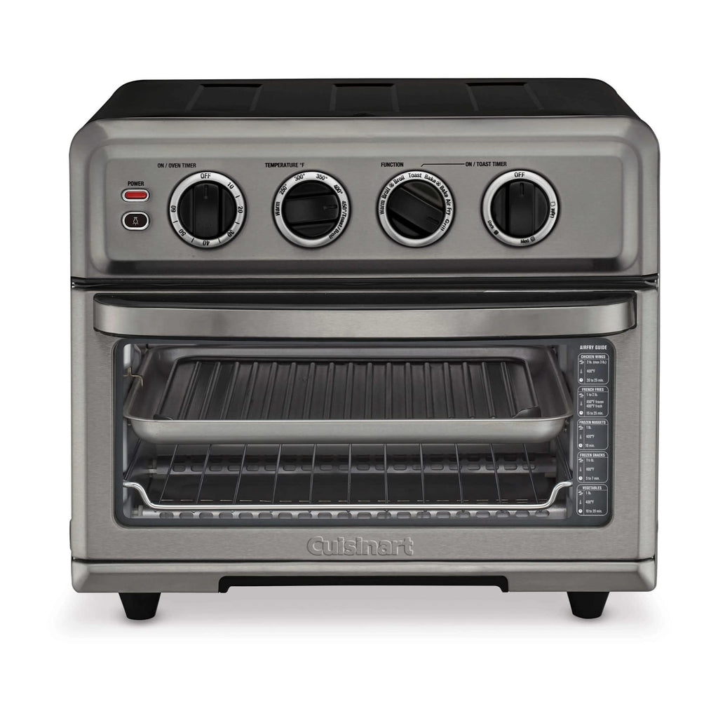 Cuisinart Air Fryer Toaster Oven, 1800W, 8-in-1 with Air Fry, Convection, Broil & Warm, 0.6 Cubic Feet, 60-Minute Timer, TOA-70NAS, Stainless Steel