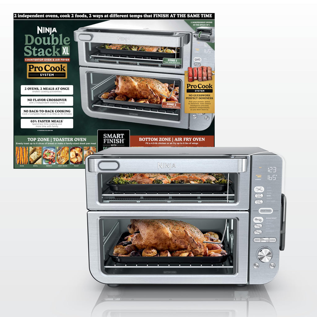 Ninja Prestige Smart XL Countertop Oven, 10-in-1, Stainless Steel, DT501