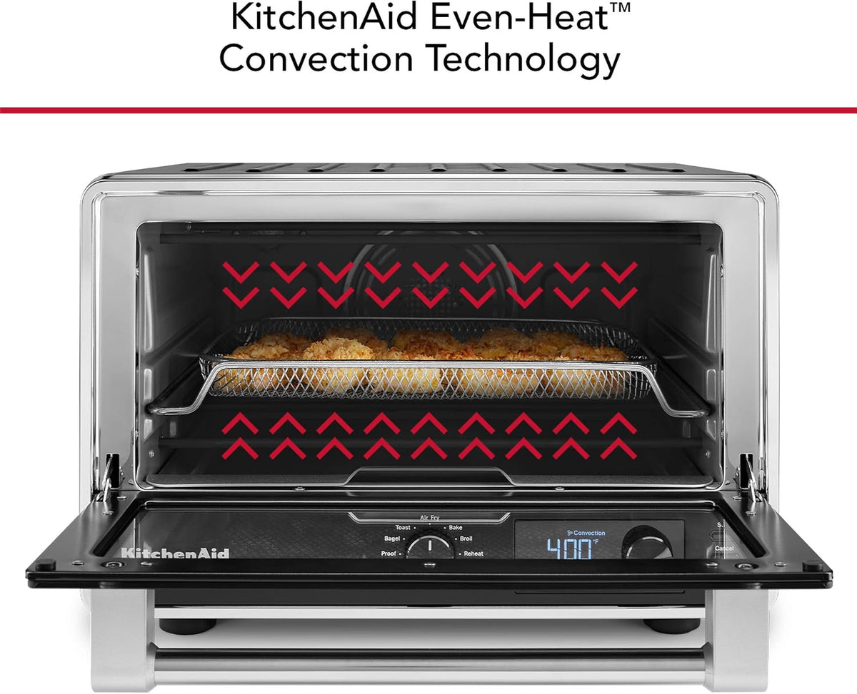KitchenAid Digital Countertop Oven, Air Fryer & Pizza Stone, KCO128BM