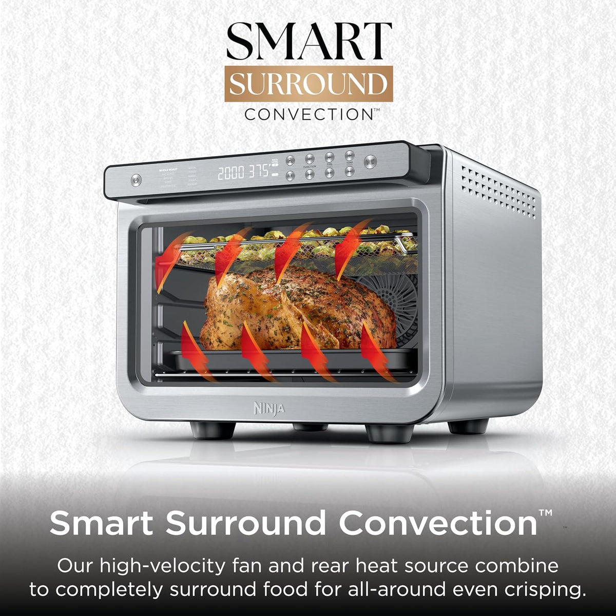 Ninja Prestige Smart XL Countertop Oven, 10-in-1, Stainless Steel, DT501