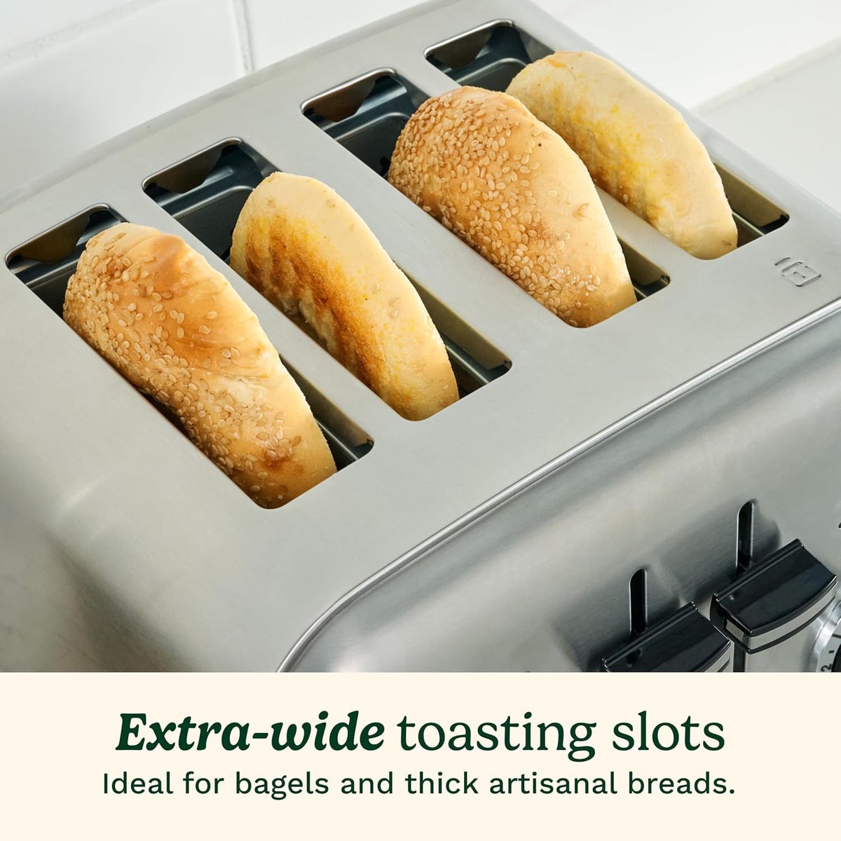 Cuisinart Toaster, Extra-Wide Slots, Stainless Steel, 4-Slice