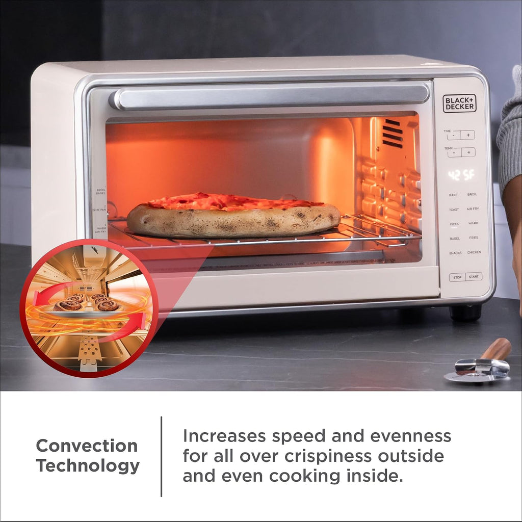 BLACK+DECKER Crisp 'N Bake Pro 6-Slice Digital Air Fry Oven
