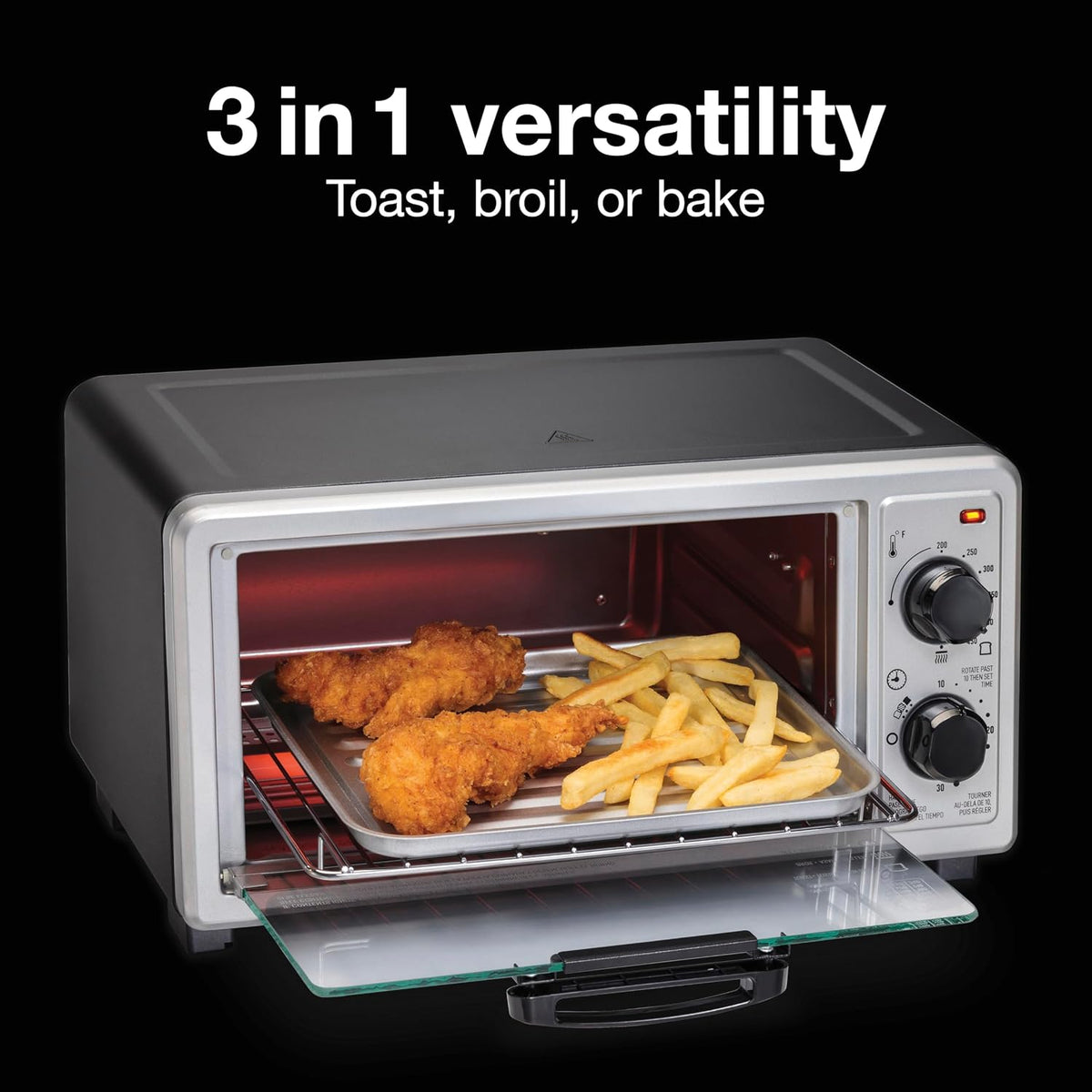 Proctor Silex 4 Slice Countertop Toaster Oven