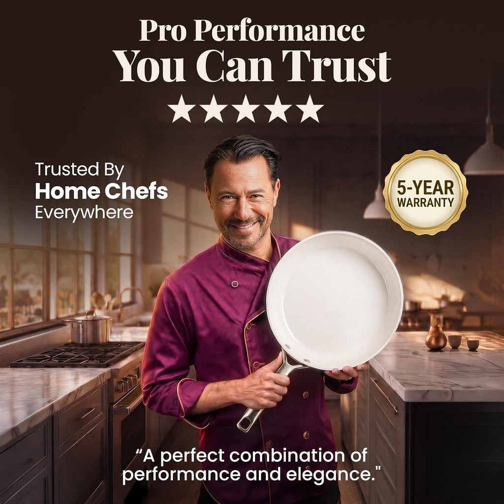 GOTHAM STEEL HAMMERED 13 Pc Ceramic Cookware Set, Titanium & Diamond Coated