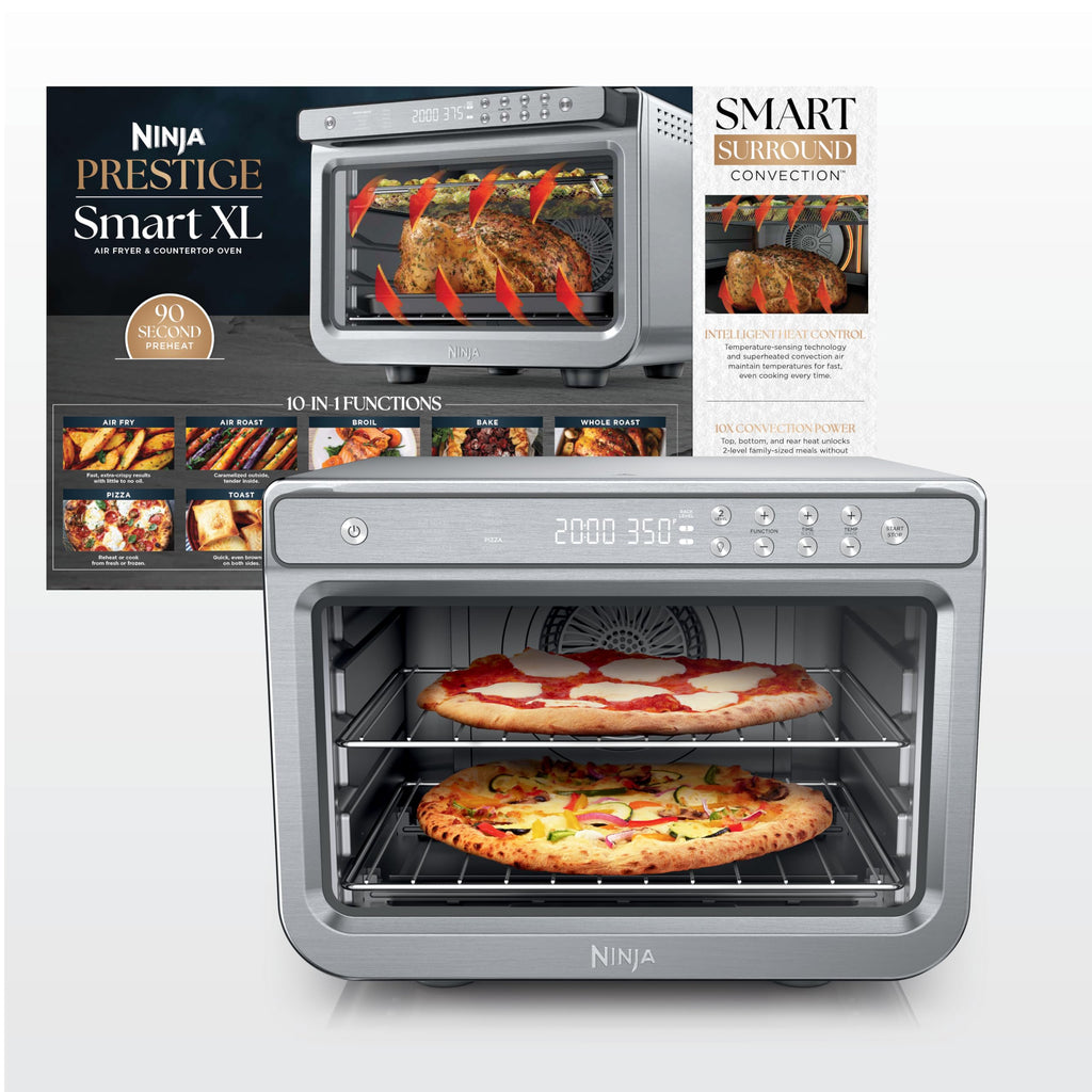 Ninja Prestige Smart XL Countertop Oven, 10-in-1, Stainless Steel, DT501