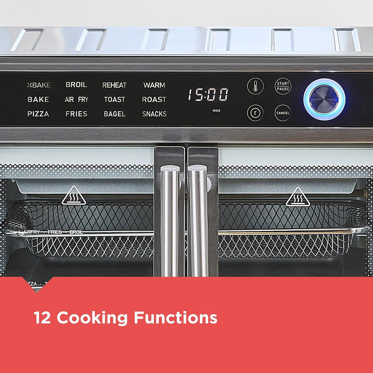 BLACK+DECKER 12-in-1 Crisp 'N Bake Air Fryer Toaster Oven