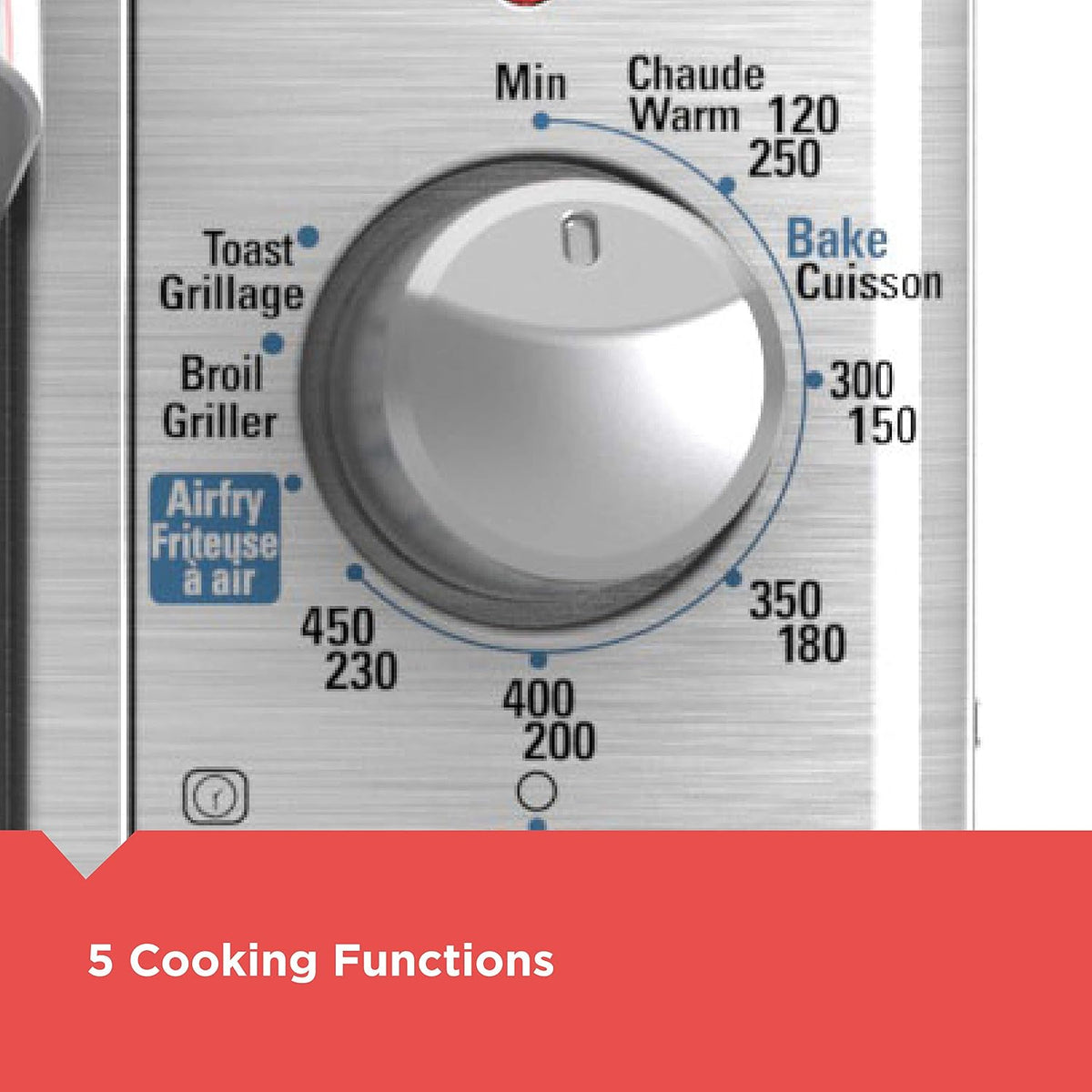 BLACK+DECKER XL 8-Slice Air Fry Toaster Oven, 5-in-1