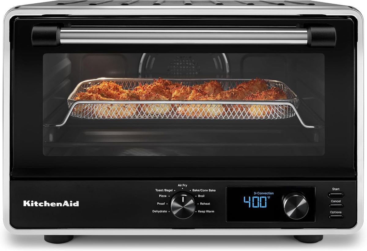 KitchenAid Digital Countertop Oven, Air Fryer & Pizza Stone, KCO128BM