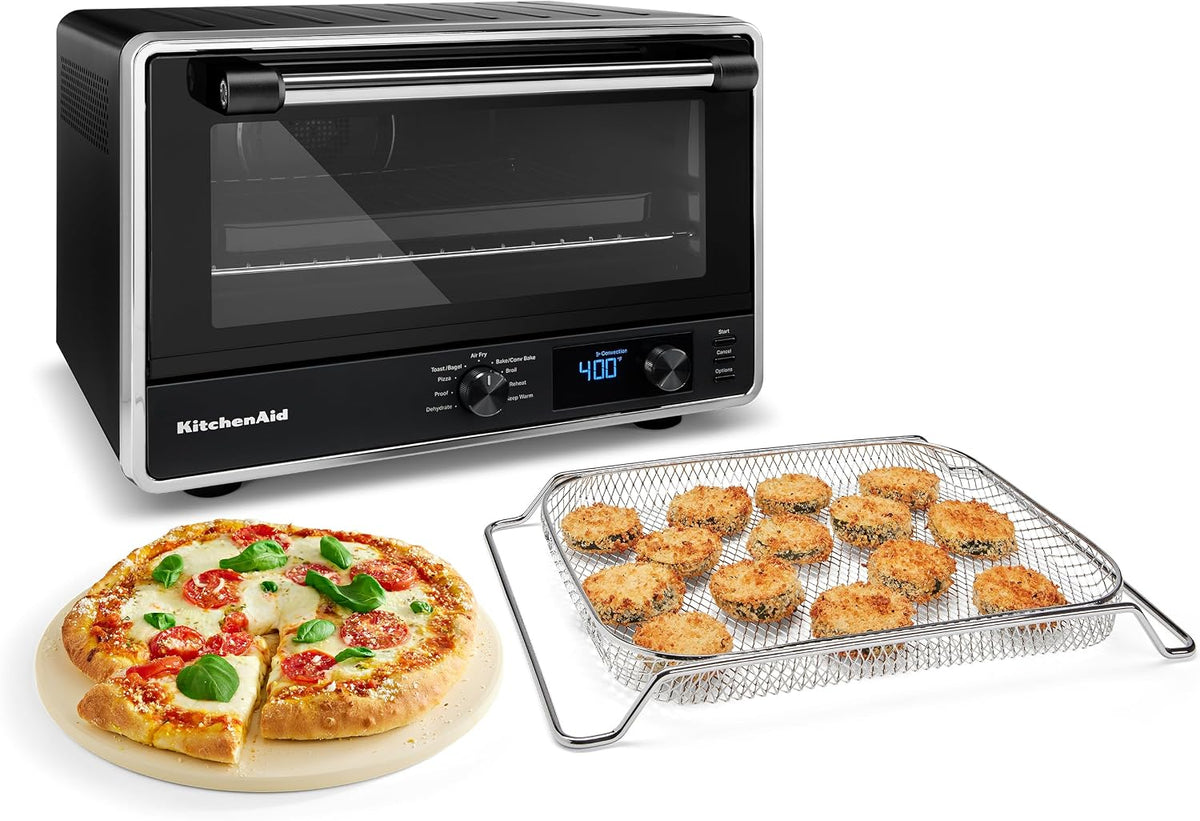 KitchenAid Digital Countertop Oven, Air Fryer & Pizza Stone, KCO128BM