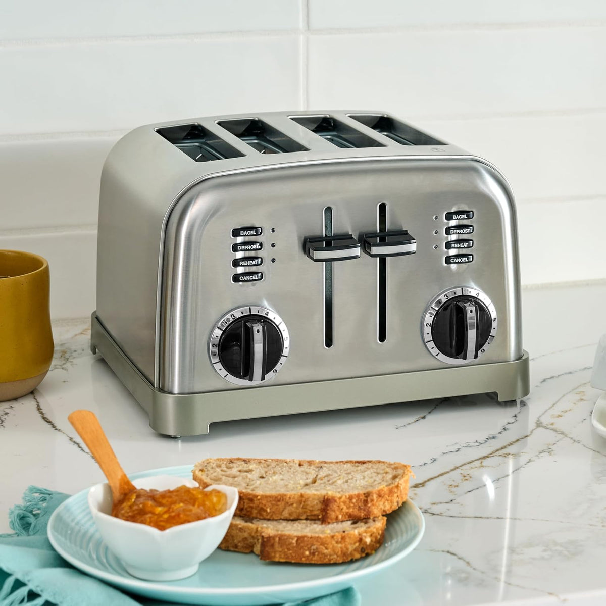 Cuisinart Toaster, Extra-Wide Slots, Stainless Steel, 4-Slice
