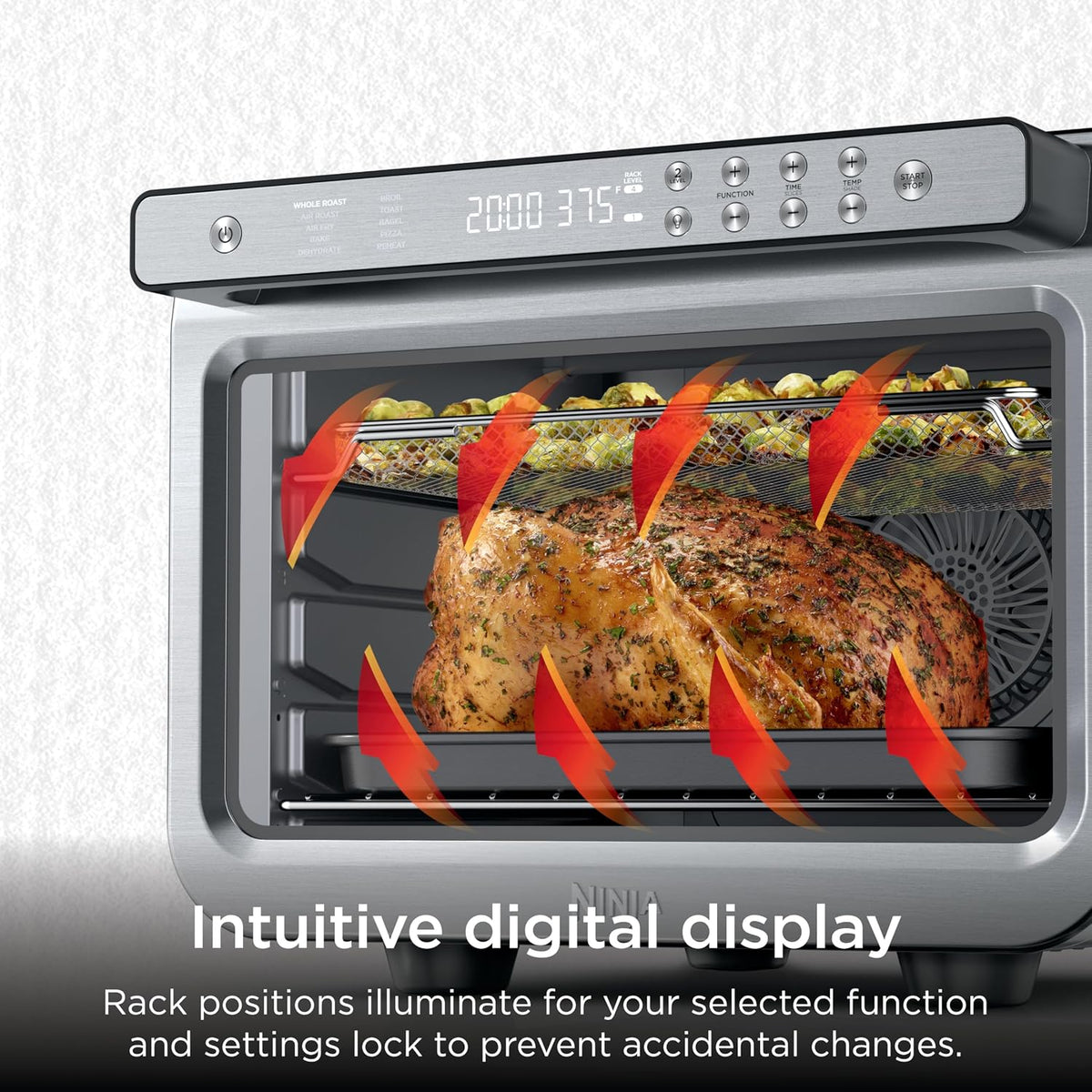 Ninja Prestige Smart XL Countertop Oven, 10-in-1, Stainless Steel, DT501