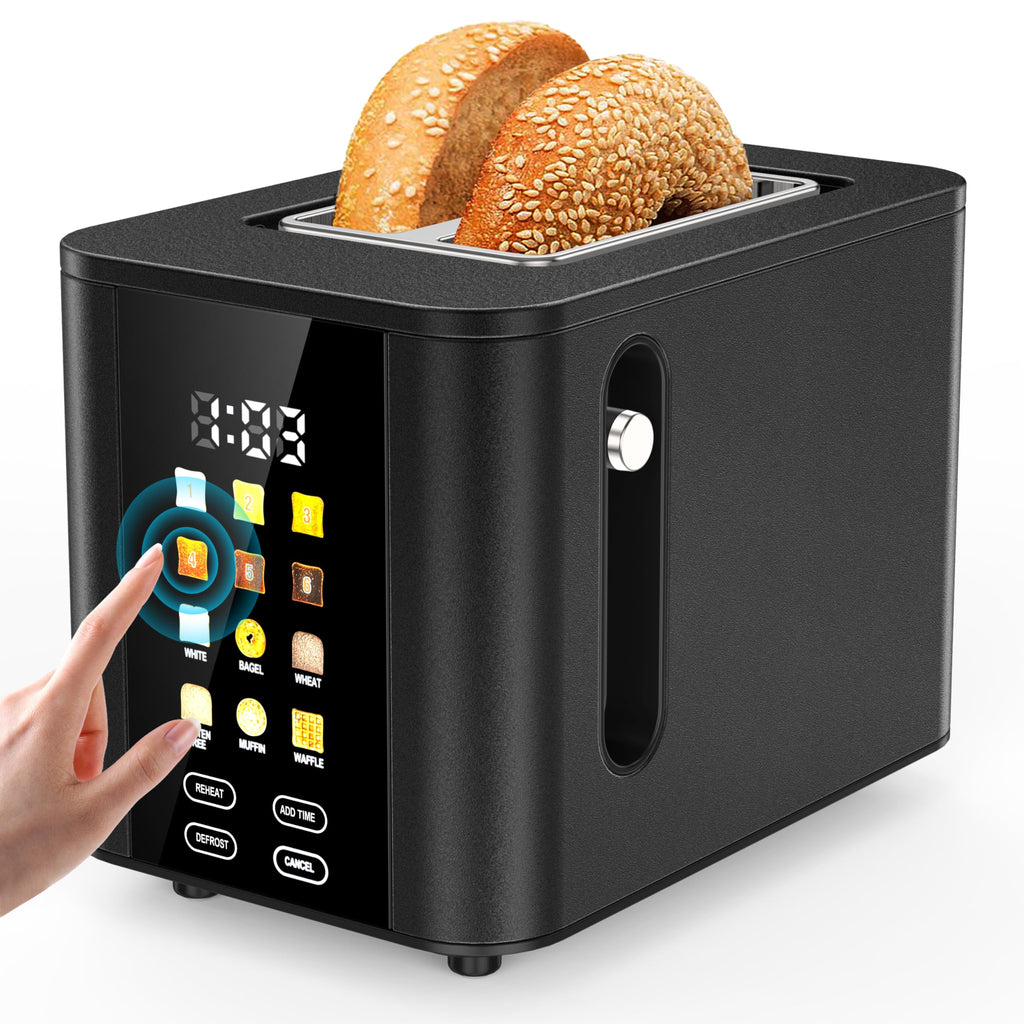 Toaster 2 Slice Wide Slot Toaster Best Rated Prime Display Smart Toasters